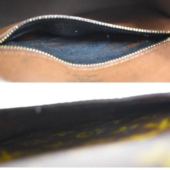 Authentic LOUIS VUITTON Saint Cloud MM Shoulder Bag Monogram Leather Brown - Picture 14 of 16